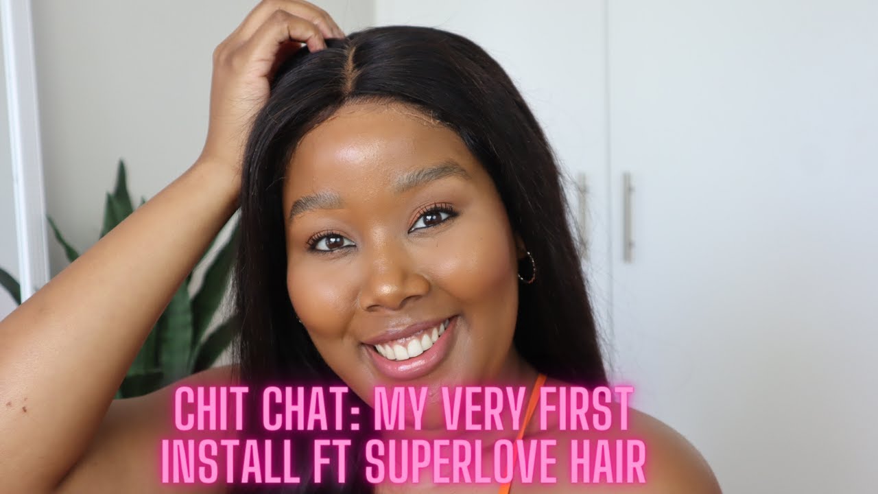 INSTALLING A WIG FOR THE FIRST TIME|| SUPERLOVE HAIR REVIEW