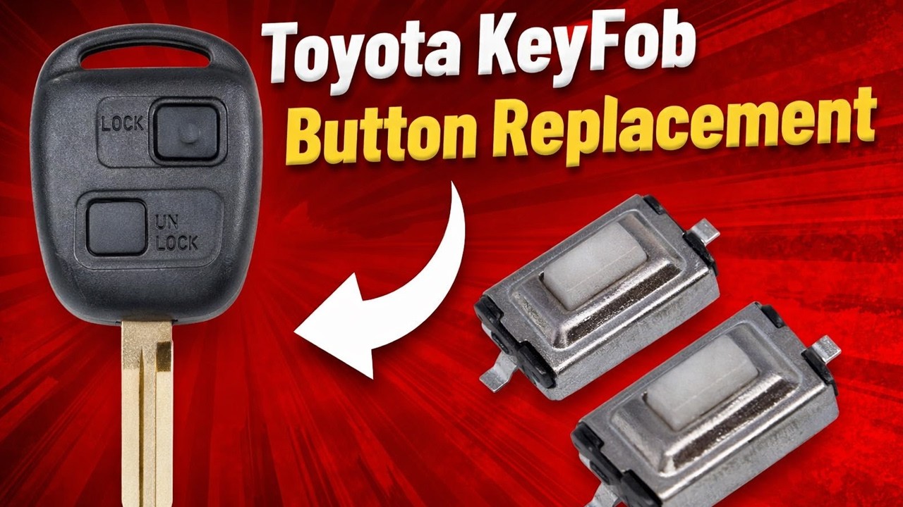 Toyota Keyfob Button Fix / Replacement