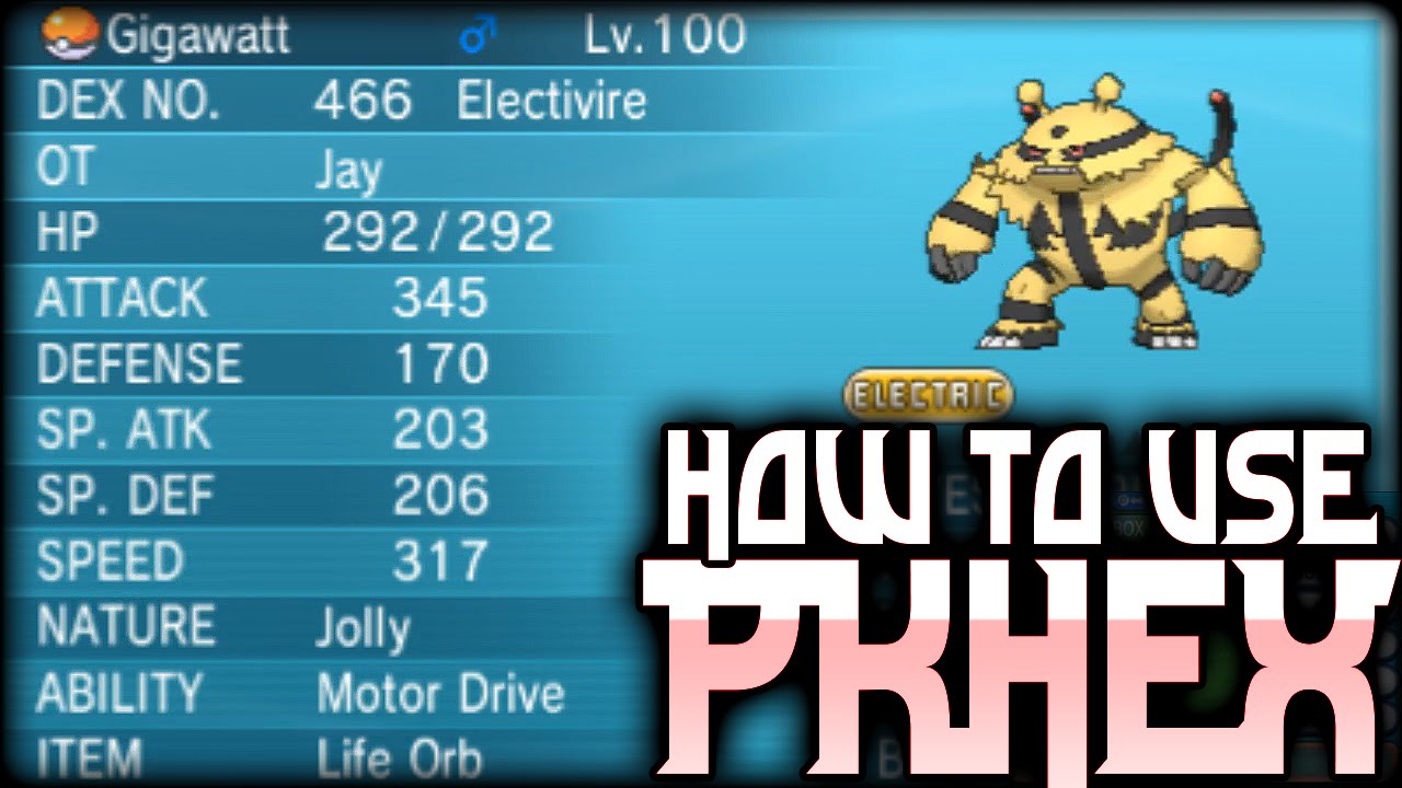 Pokemon [XY/ORAS]: How to PokeGen Pokemon w/ PKHeX [POSSIBLY OUTDATED]