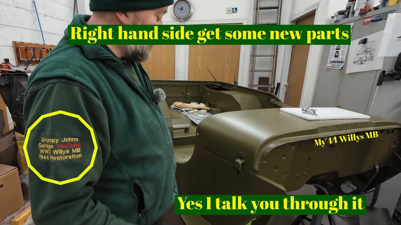 Right hand side parts Willys MB