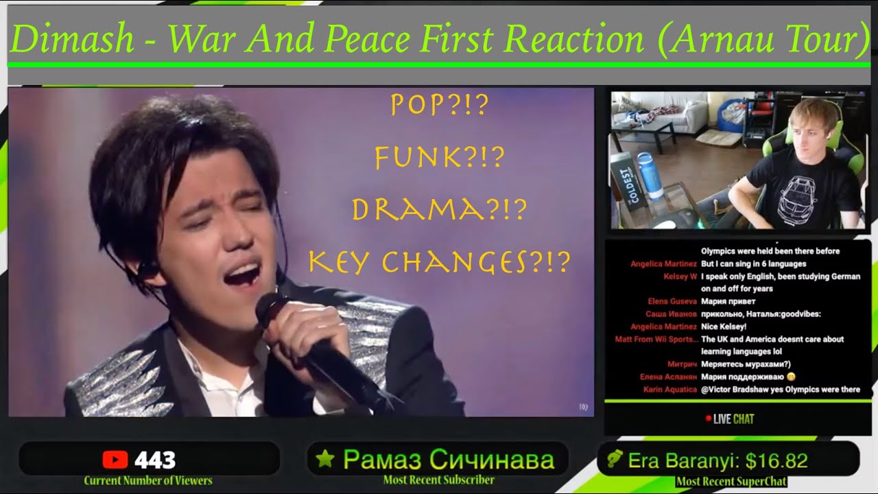 Metalhead Photographer REACTS to Dimash - War and Peace (Arnau Tour)