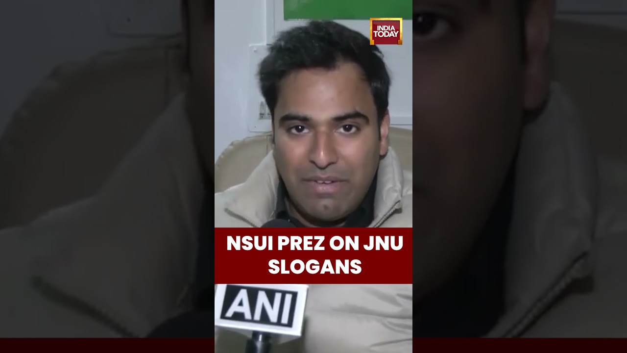 NSUI President Speaks On JNU Slogans | Protest Row | Shorts #NSUI #JNUProtests