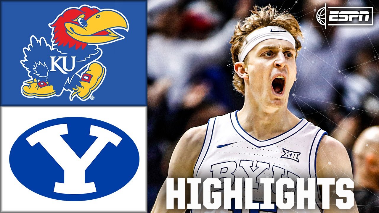 Kansas Jayhawks vs. BYU Cougars | Full Game Highlights | ESPN College Basketball