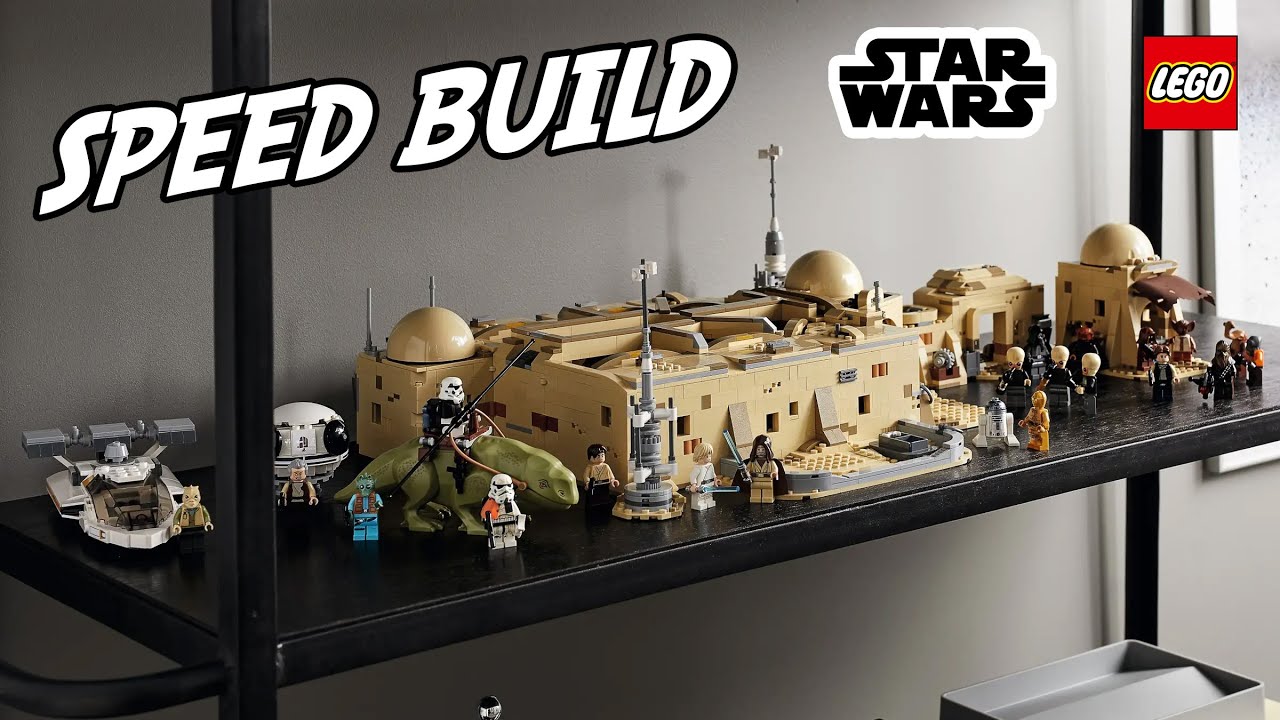 LEGO Star Wars Mos Eisley Cantina 75290 | Epic Stop Motion Speed Build!