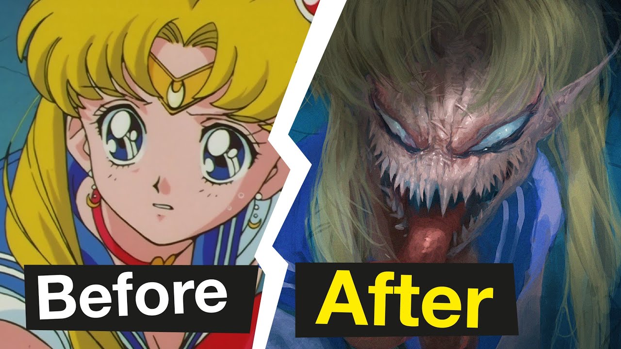 CARA MENGGAMBAR SAILORMOON VENOM | #SailormoonRedraw Challenge