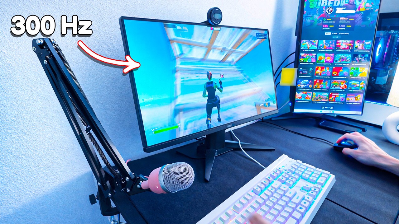 [POV] Fortnite Free Build Using 300 Hz | 4K 60 Fps | Chill🫠