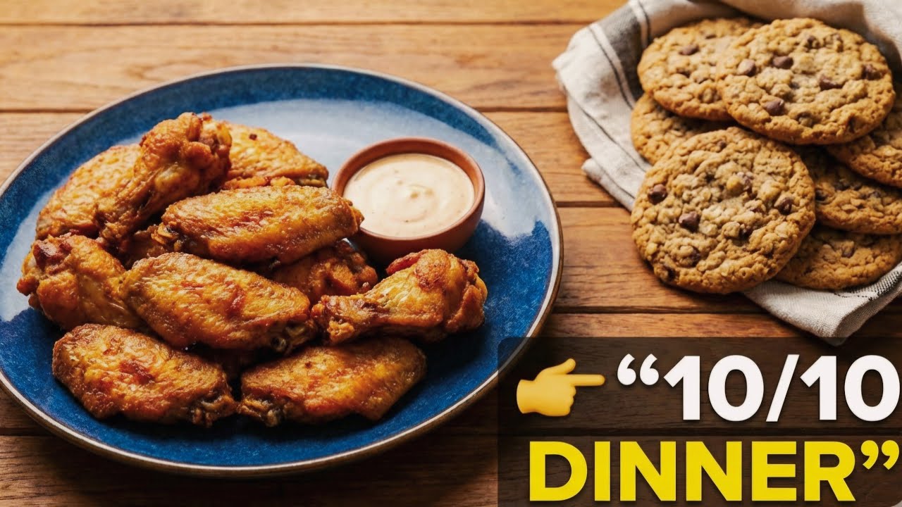 NEW Air Fryer Wings + Homemade Cookies - Real Mom Cooking Night