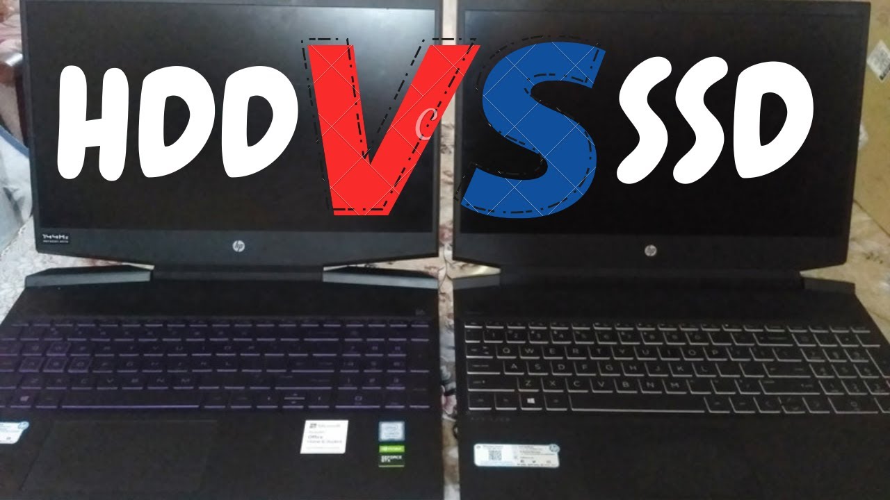 SSD vs HDD Speed Test I HP Pavillion DK0272TX VS 15-EC0026AX