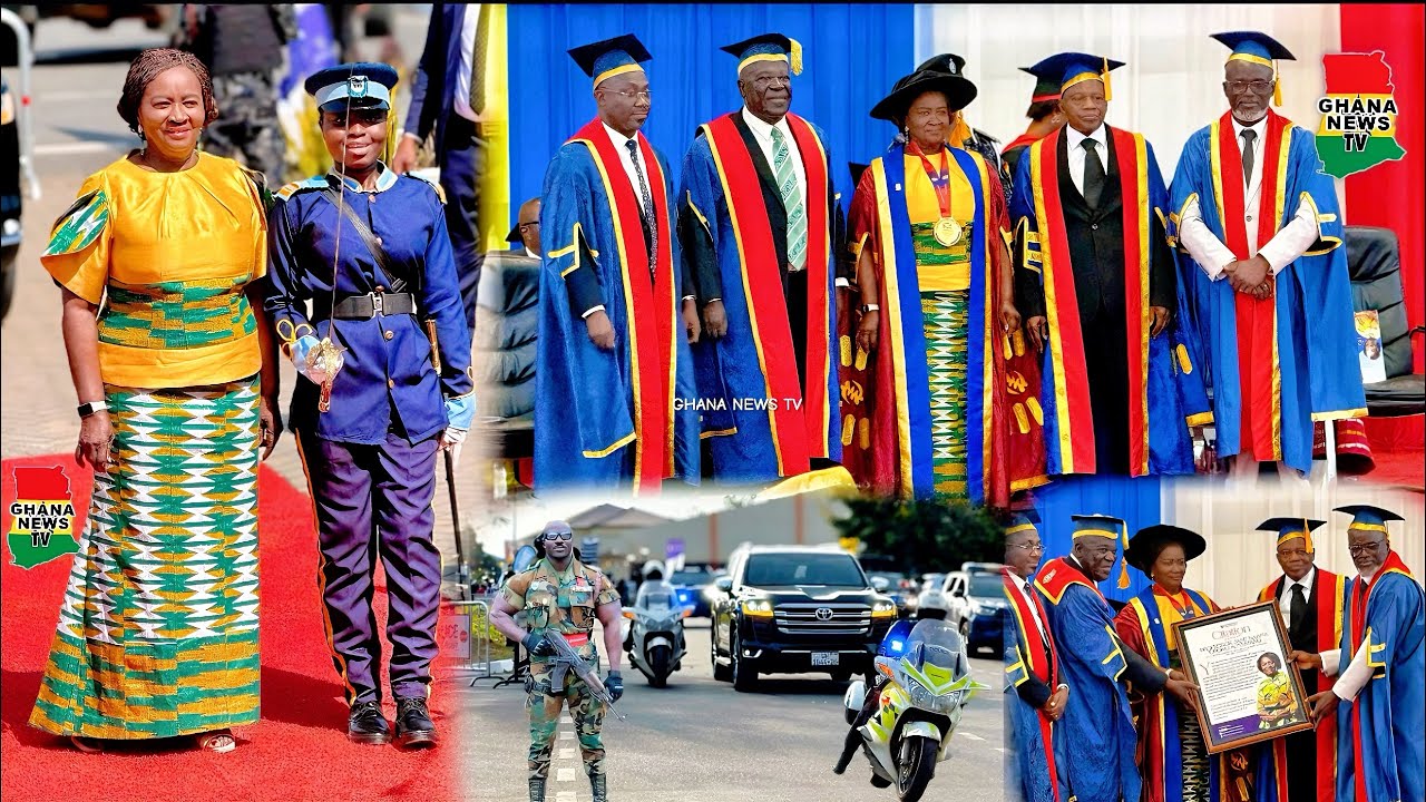 Veep Prof Jane Naana happily arrives to receive highest Distinguished Fellow Award at UCC
