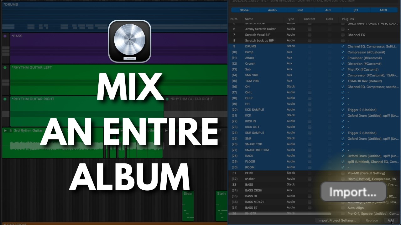 The Smarter Way to Mix an Album in Logic Pro