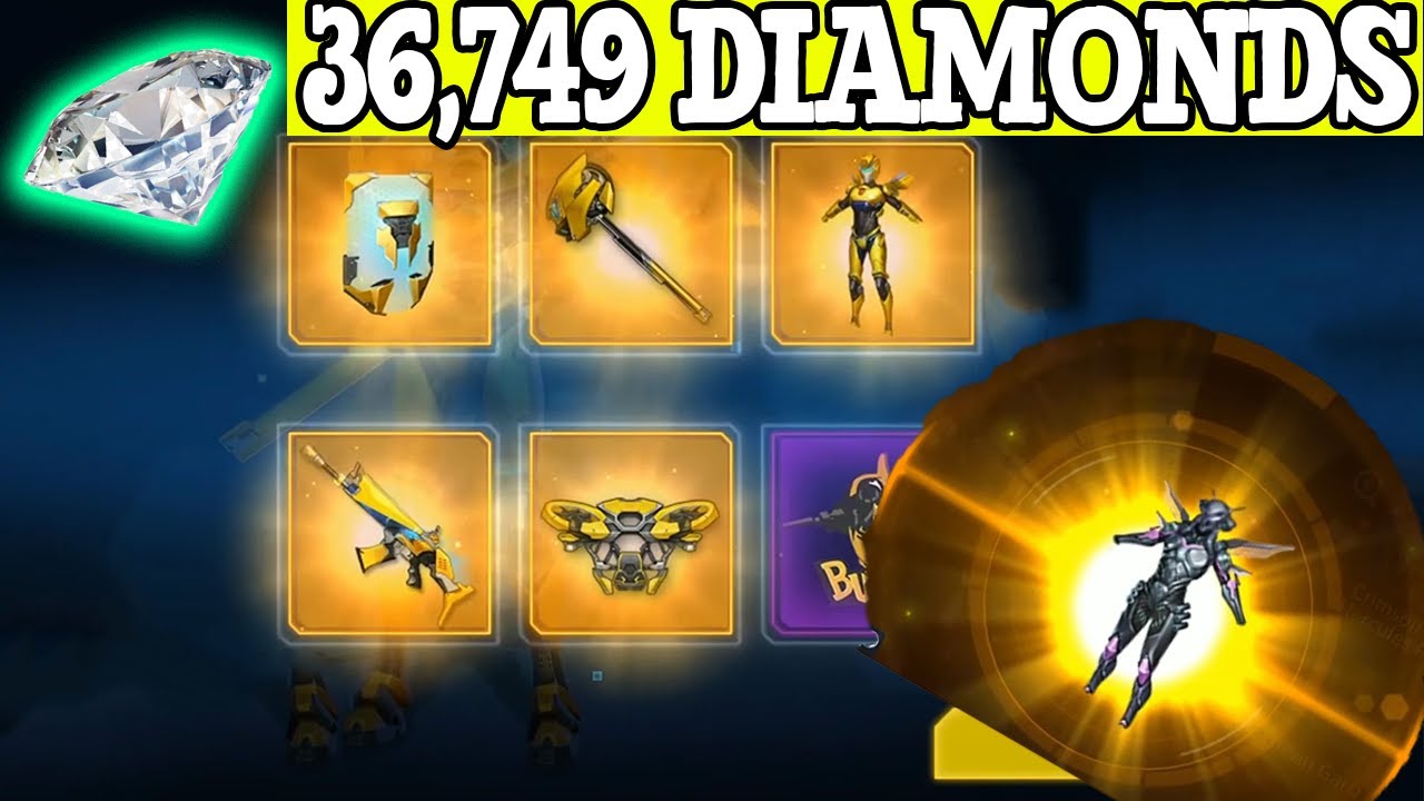 Most Expensive and OG Skins 36,749 Diamonds = 550$ (Creative Destruction)