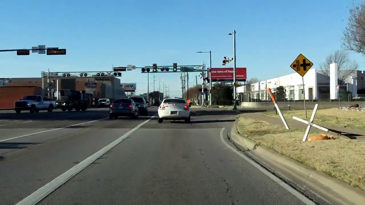 Dallas Love Field Access Road outbound
