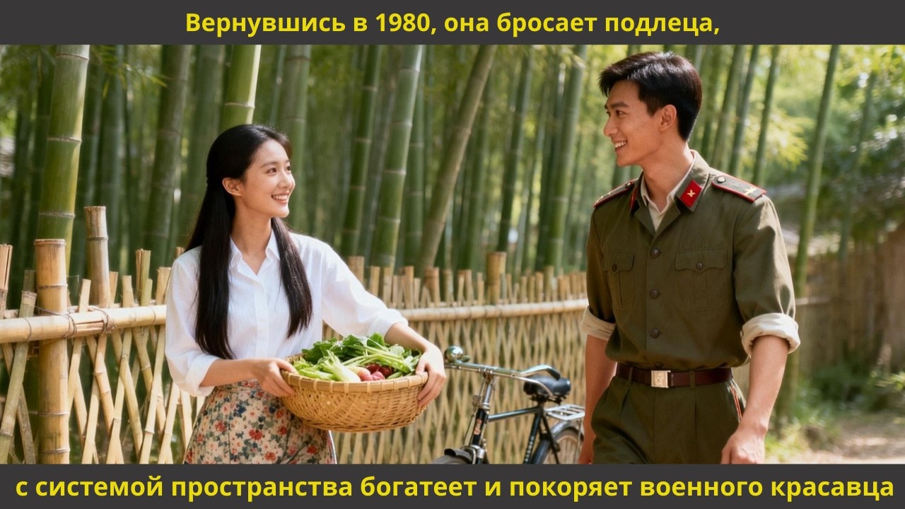 Вернувшись в 1980, она бросает подлеца,с системой пространства богатеет и покоряет военного красавца