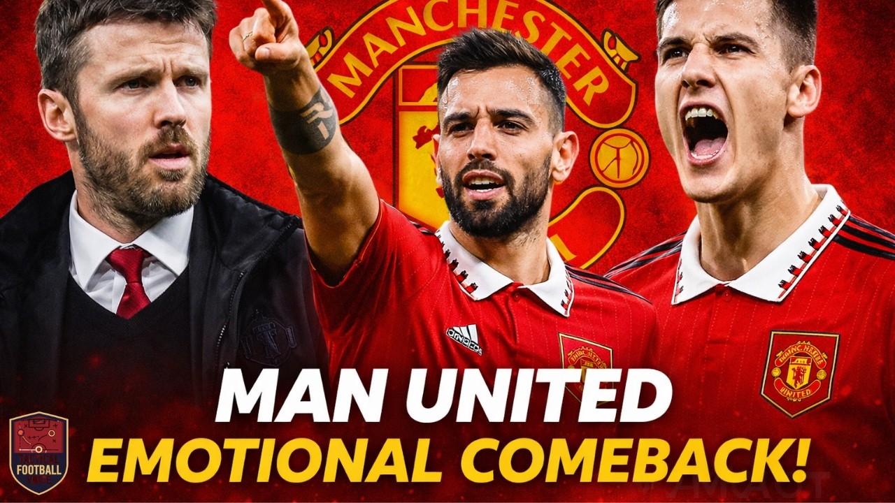EMOTIONAL COMEBACK!! MAN UTD SURGE INTO THE PREMIER LEAGUE TOP THREE