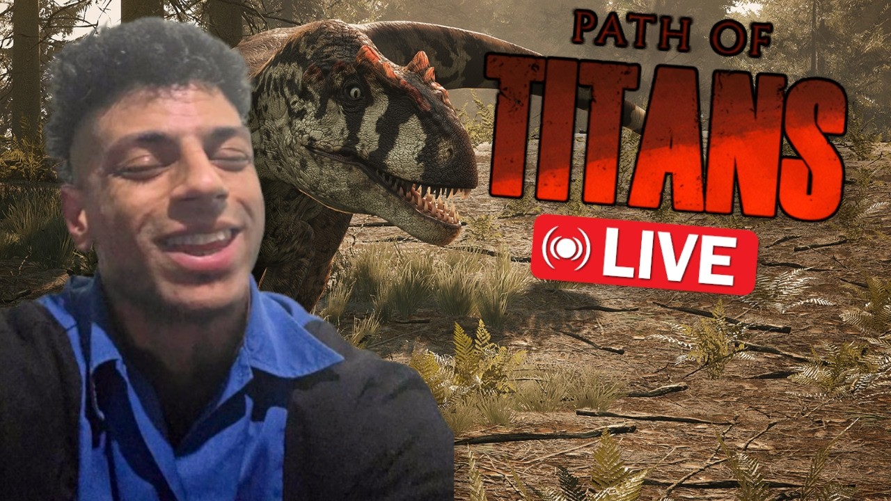 🐑AFTERNOON SHEEP #playing #pathoftitans 🦖, 😎 ON THAT #dinosaur GAME #grind 💪 (2/22/26)
