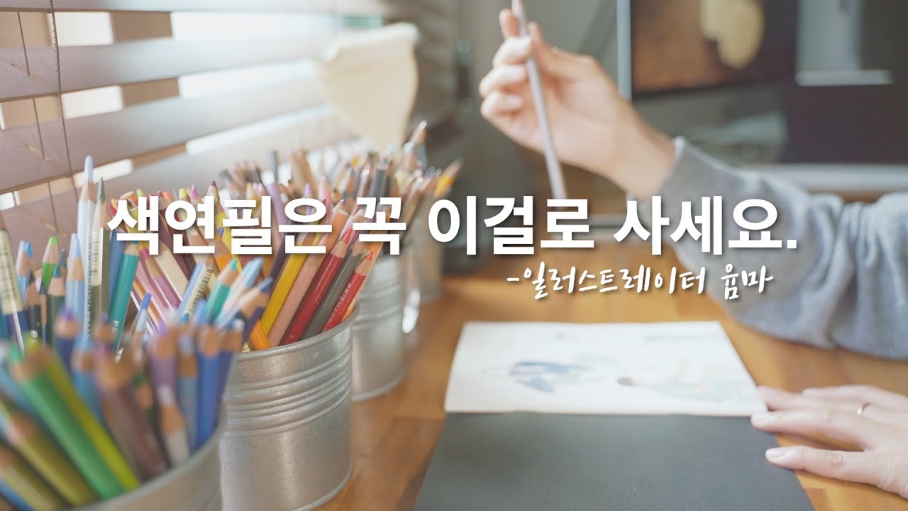 광고❌색연필 일러스트 /초보 분들이라면 꼭 봐야 하는 색연필 구매 가이드