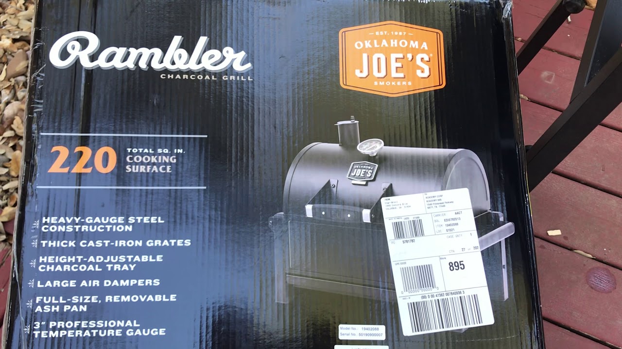 Rambler Tabletop charcoal grill / Oklahoma Joe’s