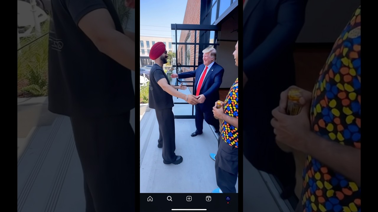 #diljitdosanjh meets #donaldtrump #aura #aura2025 #punjabisong #punjabimusic #punjabimovie #trending