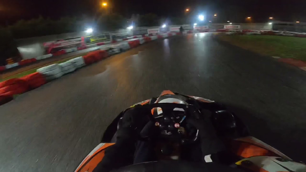 When go Karting in the rain at Kartland, Palini
