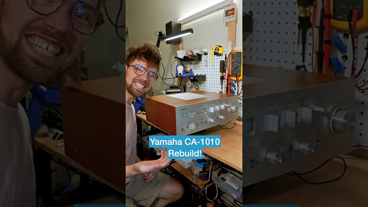 This thing gets HOT! #Vintageaudio #Audiophile #Yamaha #ClassA