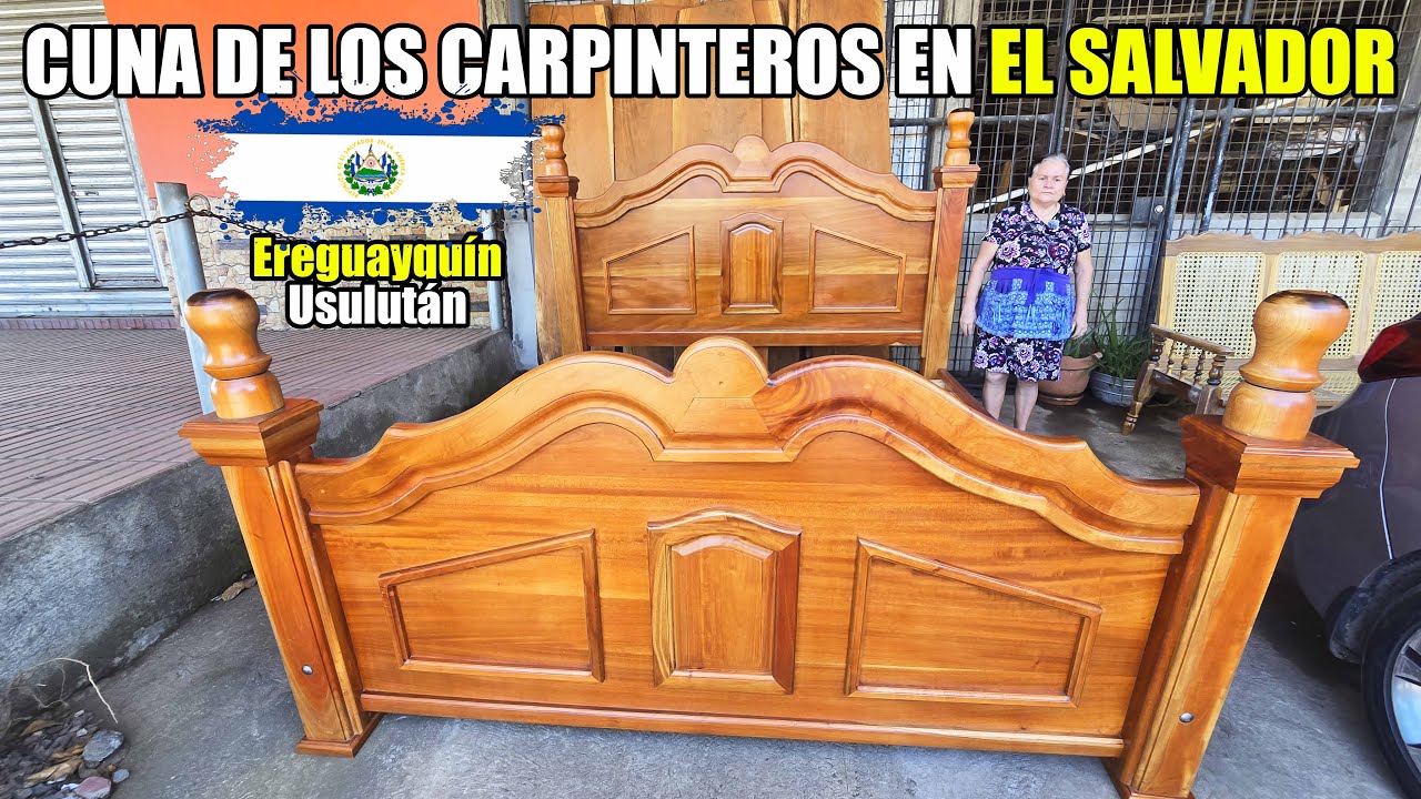 La CUNA DE LOS CARPINTEROS en El Salvador 😱 Trabajos a madera! Carpintería Guevara