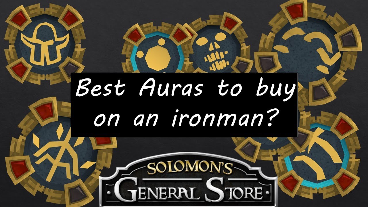 What Auras Should You Buy? - Beginner Ironman Aura Buy Order Guide Runescape