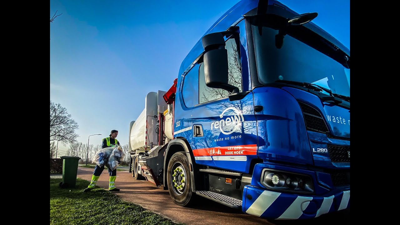 GoPro VDL Translift Varia zijlader - Sideloader Garbagetruck hoppervieuw