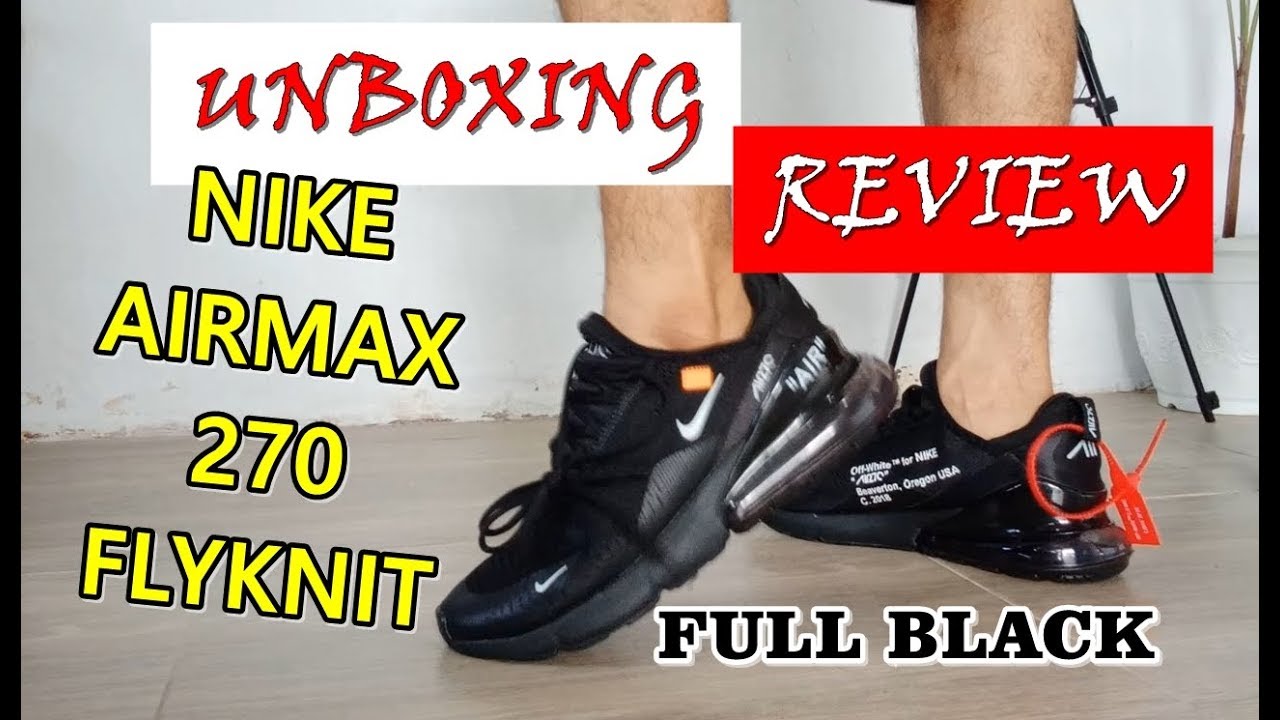 UNBOXING & REVIEW SEPATU NIKE AIRMAX 270  FLYKNIT (link pembelian di deskripsi)