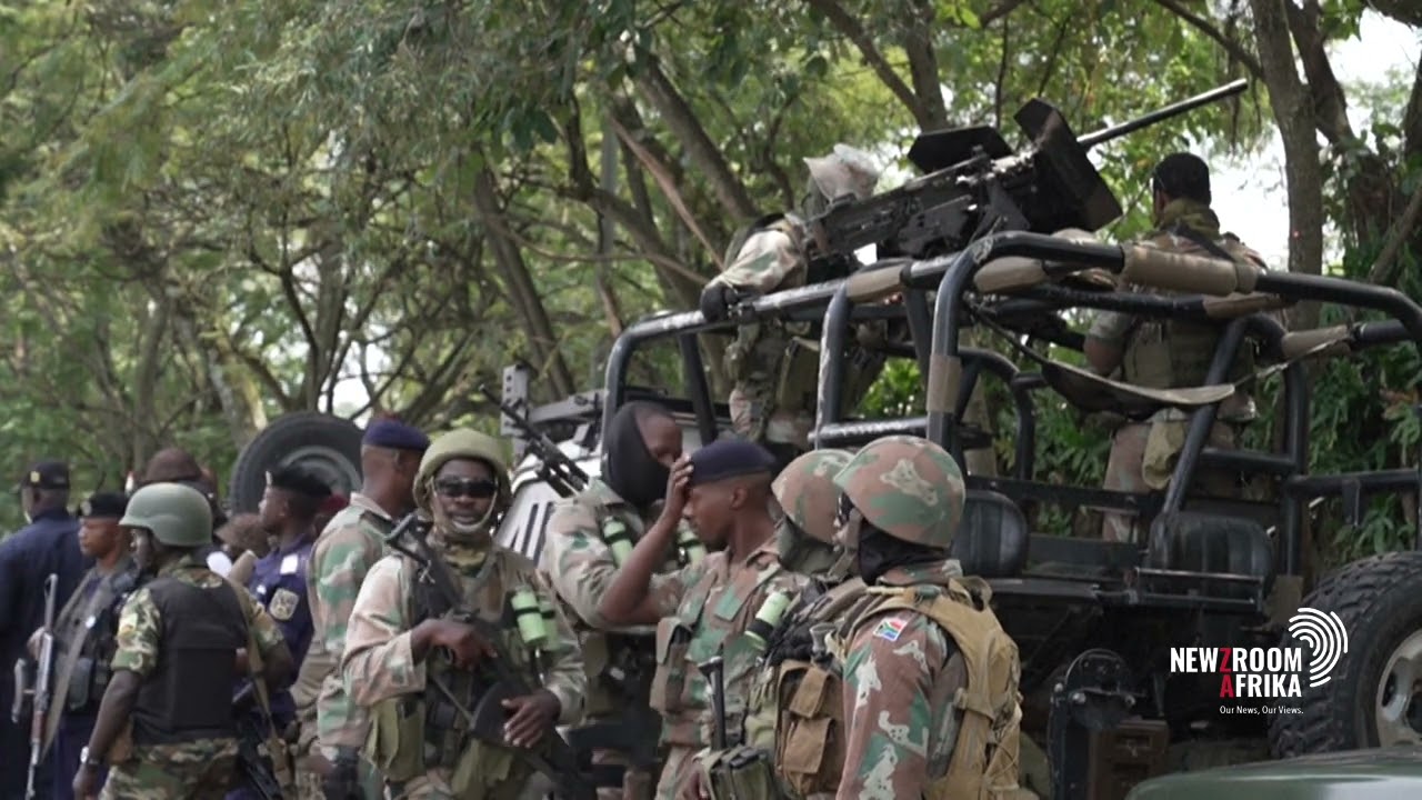 SANDF withdrawing troops, equipment from DRC