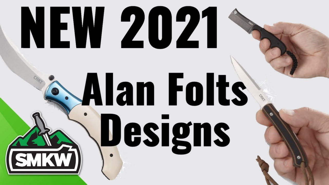 New 2021 CRKT: Alan Folts Designs - CRKT Ritual, CRKT Minimalist Blackout, and CRKT Biwa
