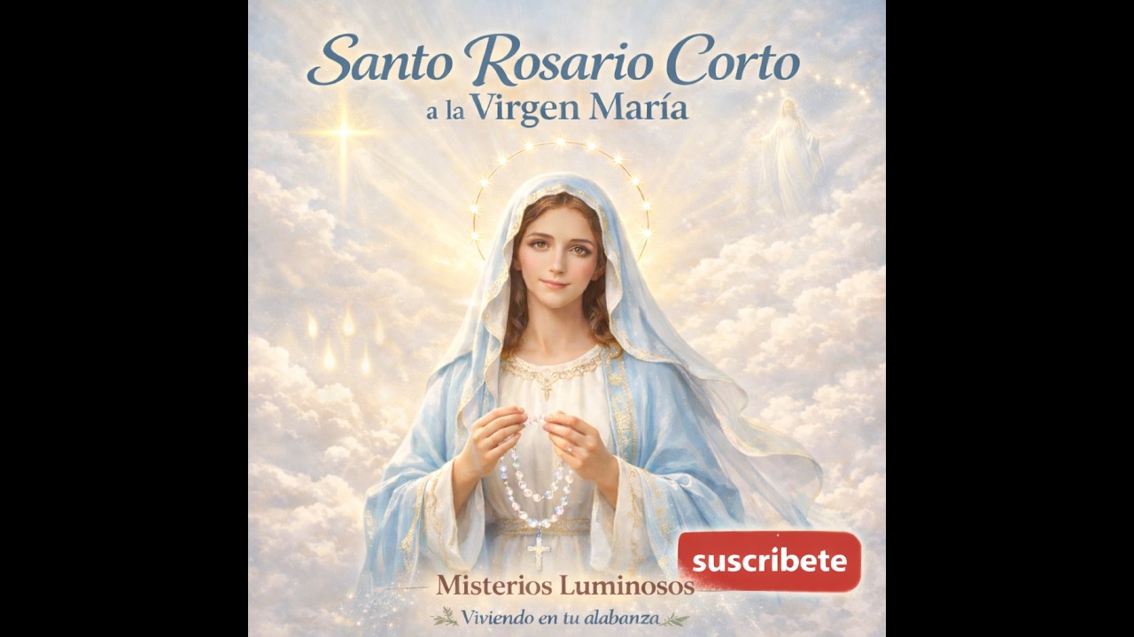✨🌿 Ven y oremos juntos el Santo Rosario de Hoy 🌿✨📿 Jueves 12 de Febrero – Misterios Luminosos