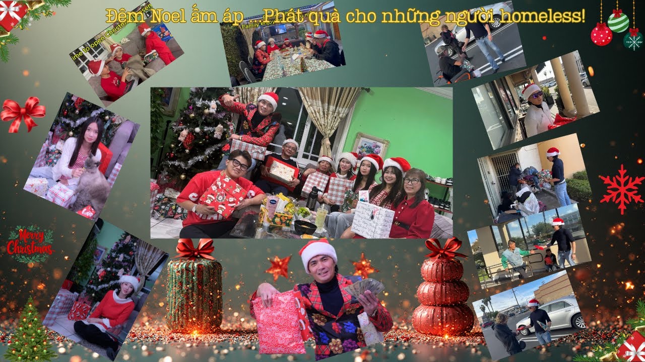 ĐÊM NOEL QUÁ ẤM ÁP...PHÁT QUA CHO NHỮNG NGƯỜI HOMELESS!!