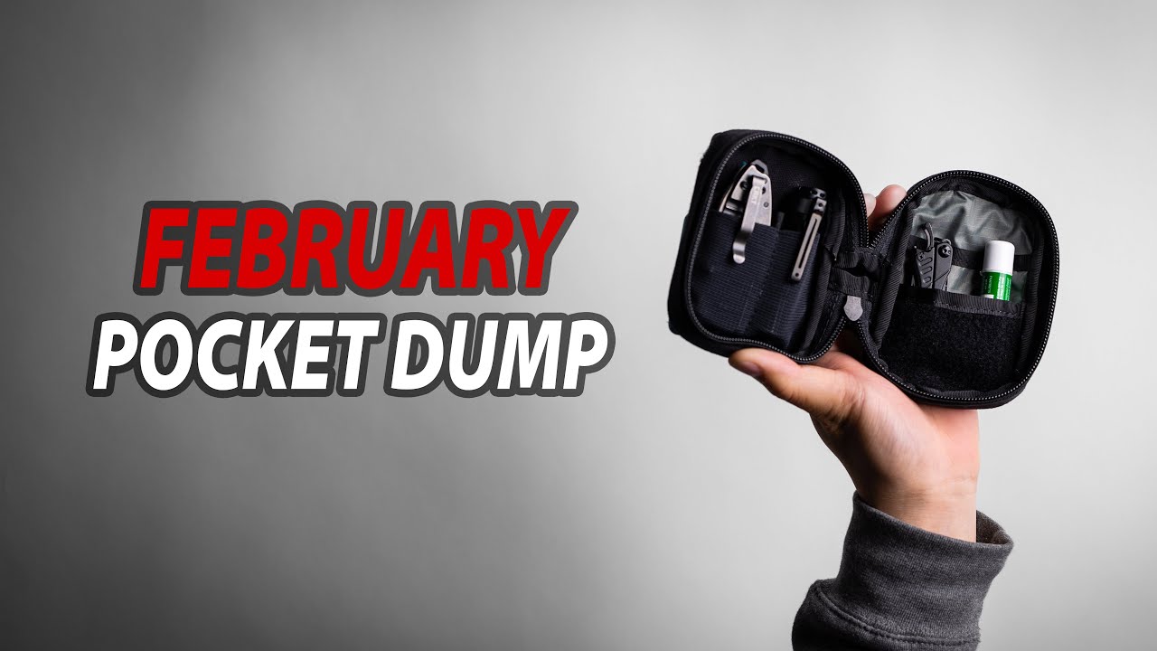 February Everyday Carry POCKET DUMP ($100 BUDGET) | Episode 12