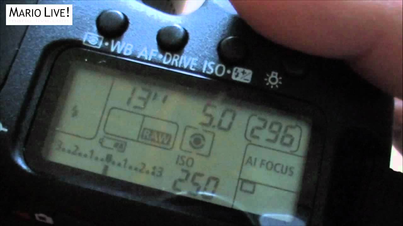 MY Basic Settings On The Canon 7D