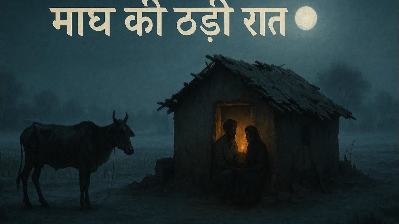 माघ की ठंडी रात | किसान की संघर्ष भरी कहानी ✅| Heart Touching Village Story। अच्छी नींद वाली कहानी