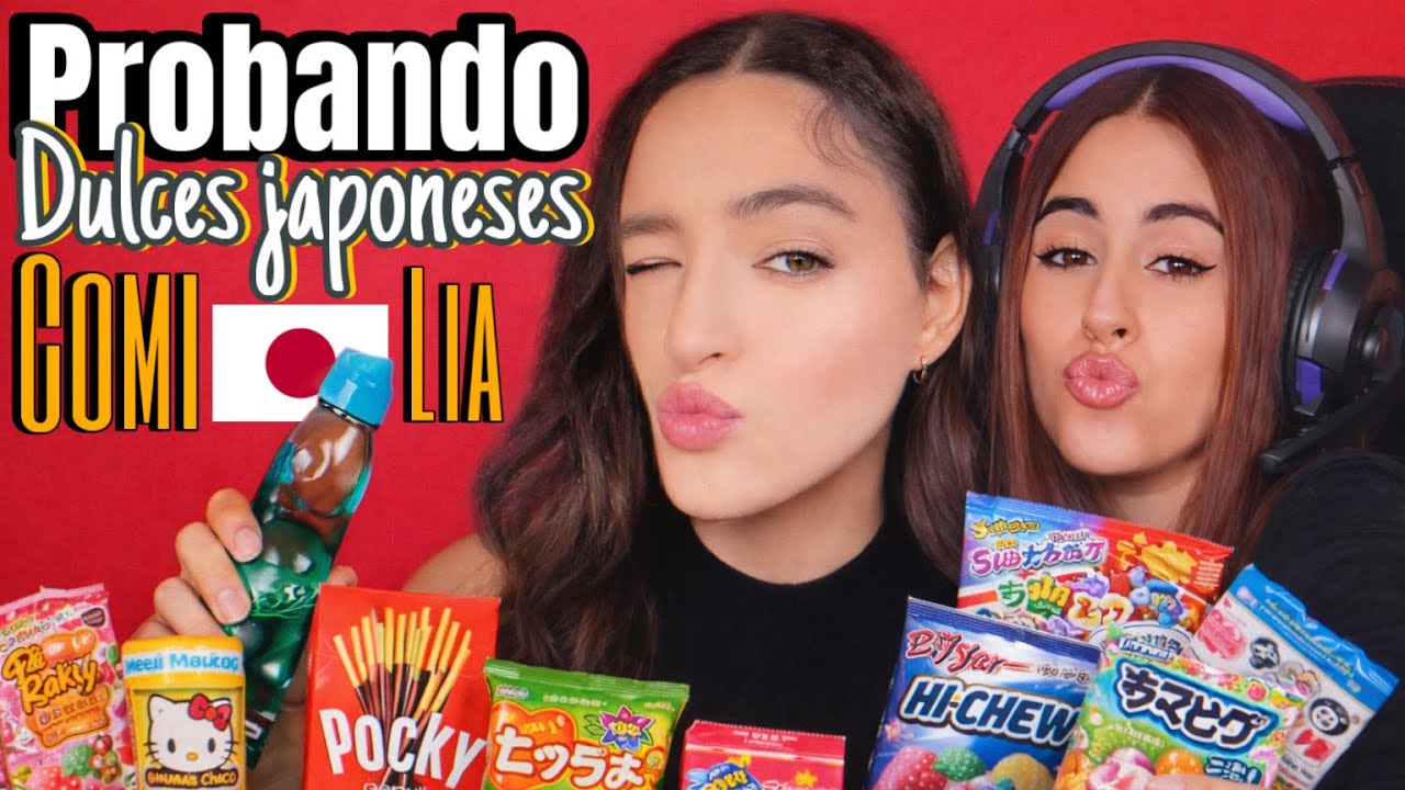 Probando dulces japoneses con mi hermana… NO estaba preparada 😱
