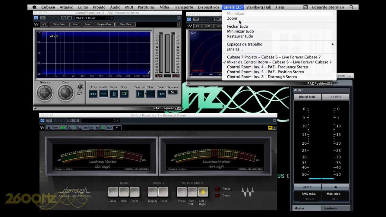 Cubase 7 tutorial - Espaços de trabalho (Workspaces)