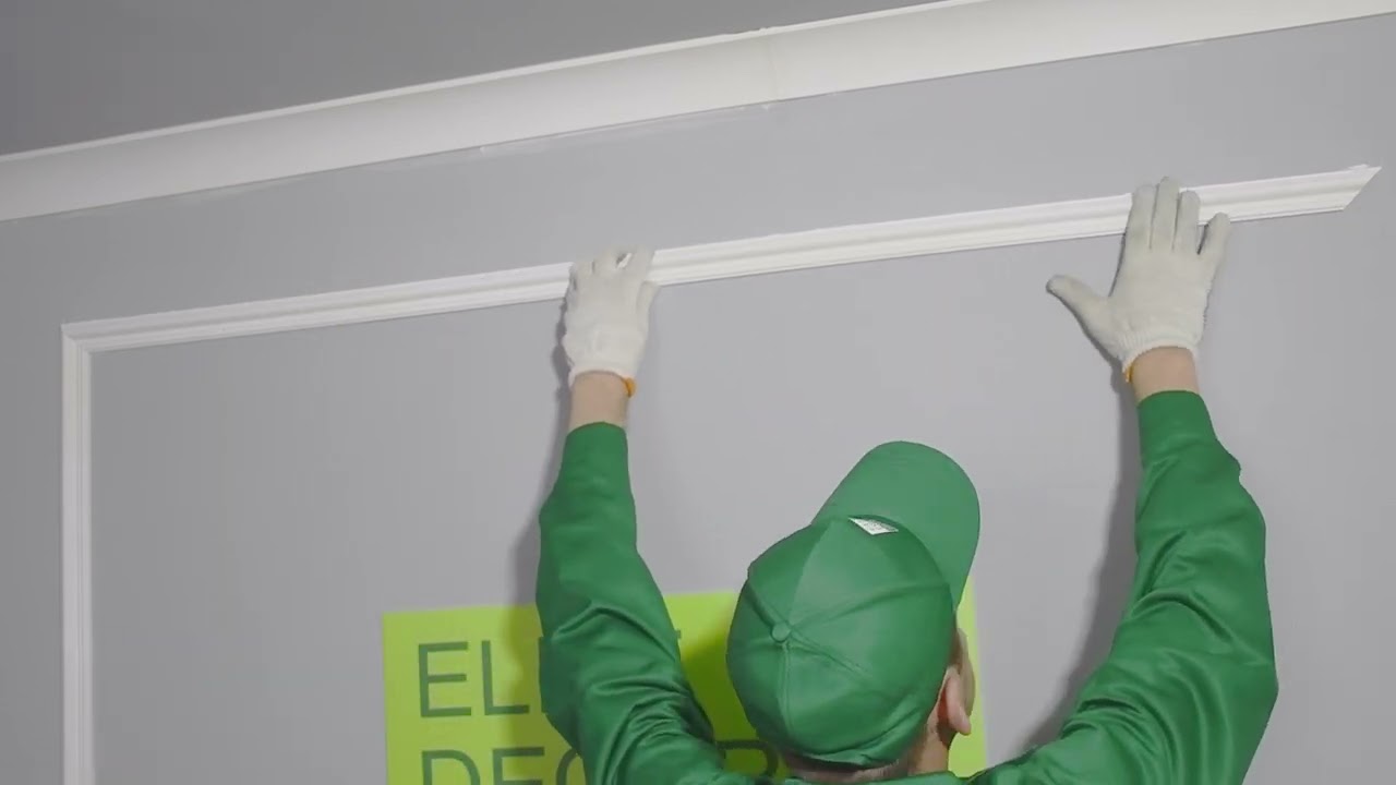 Installation of polyurethane mouldings