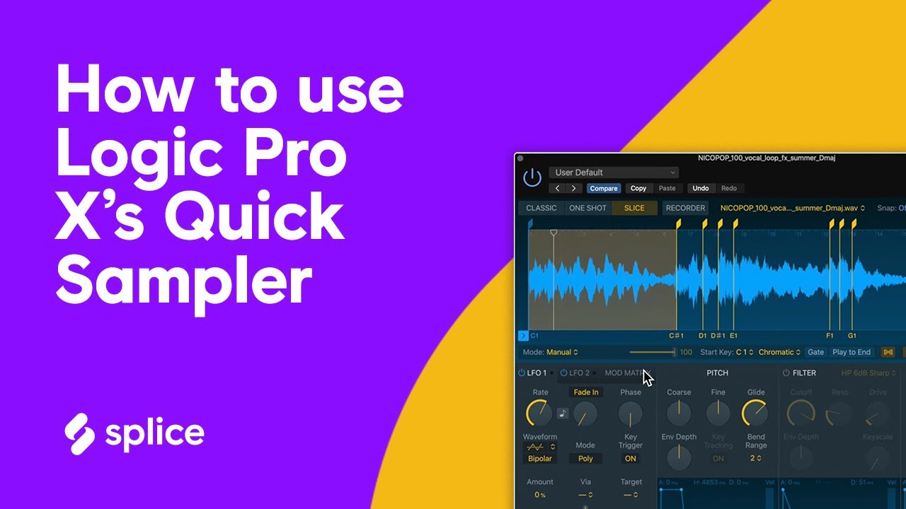 Как использовать Quick Sampler в Logic Pro X