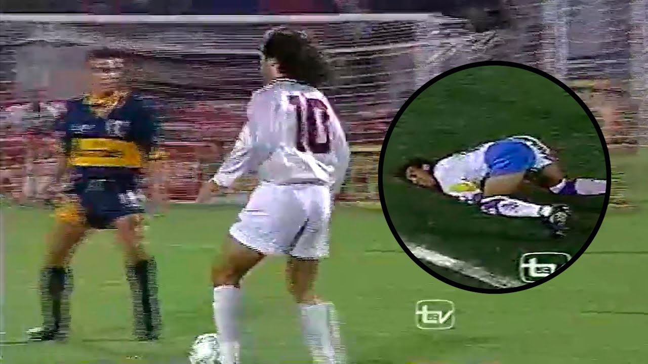 Leo Rodríguez se baila al Boca de Maradona y Caniggia (1995)