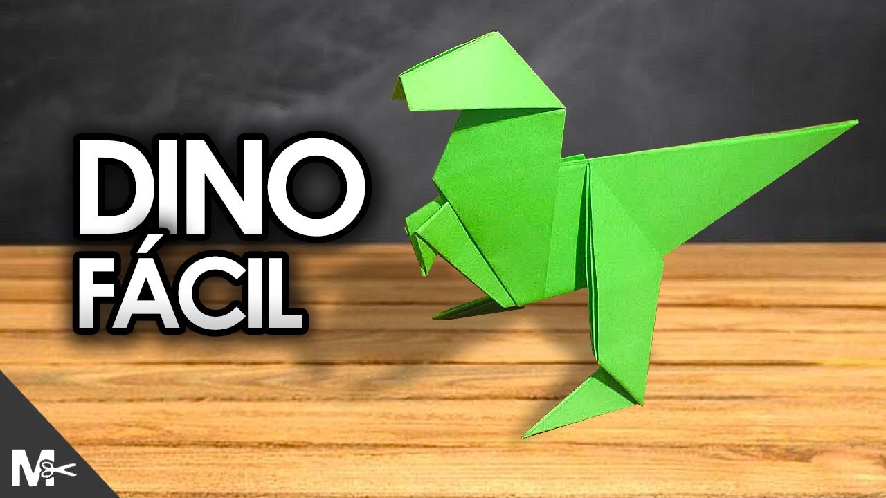 ► Como hacer un DINOSAURIO DE PAPEL en 5 MINUTOS! 😱🦖
