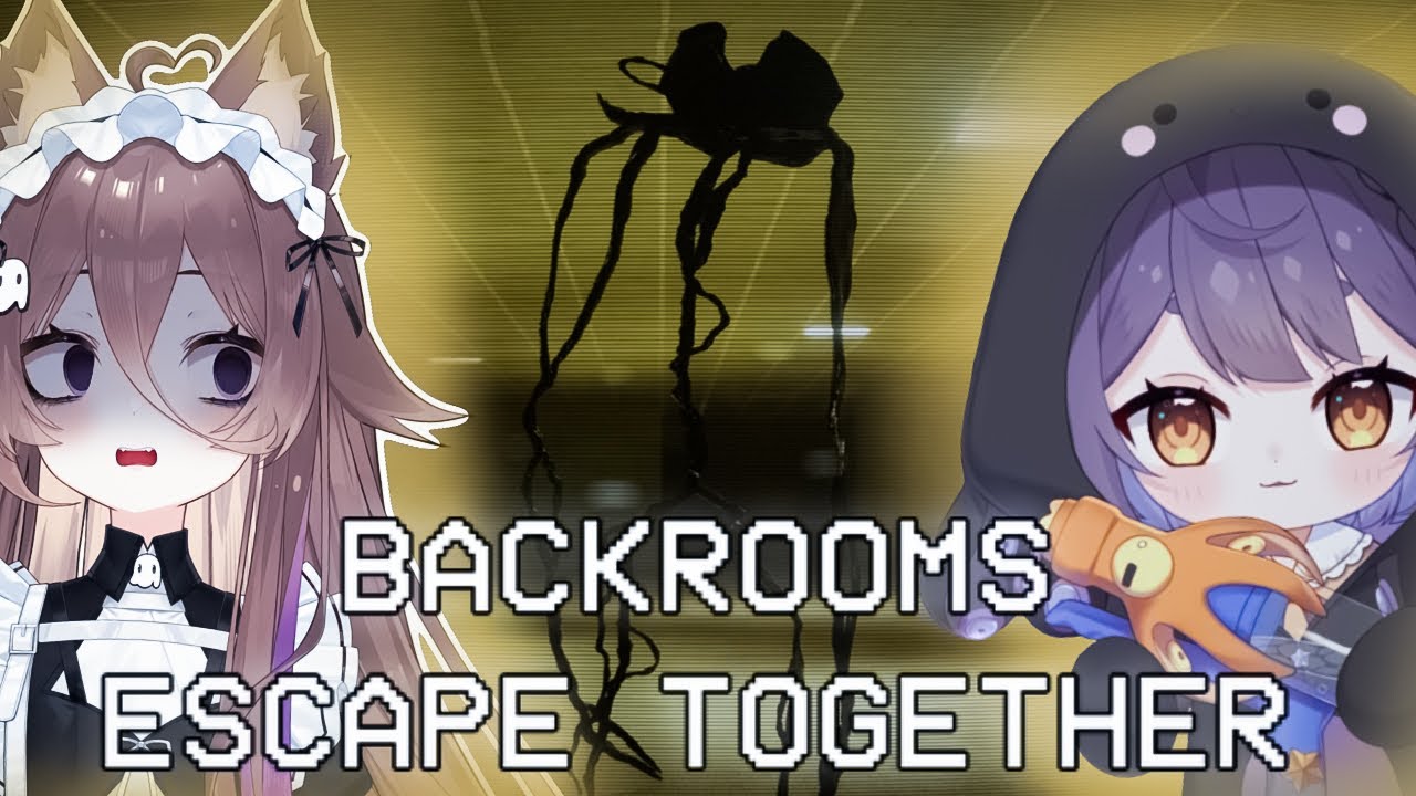 ЗАКУЛИСЬЕ С НЯМОЙ #1 // nubchann и nyamuras ИГРАЮТ в Backrooms: Escape Together