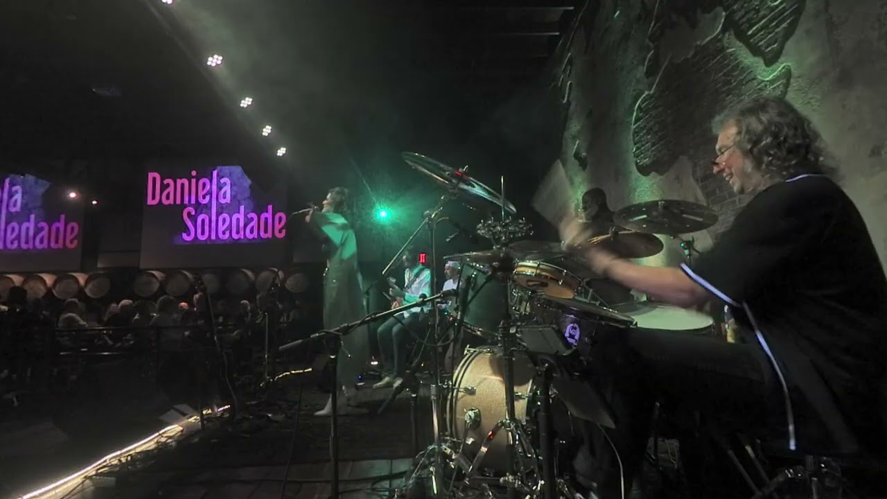 Brazilian full show..Dave Reinhardt- drums w Daniela Soledade n Nate Najar...
