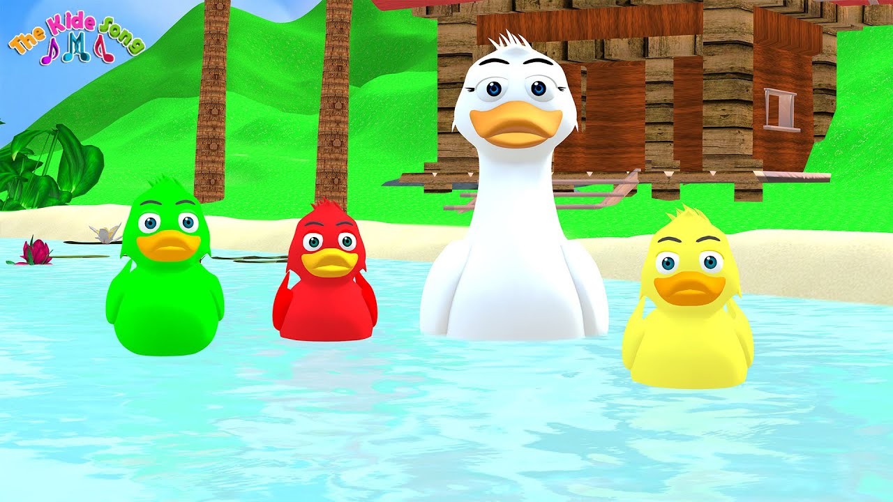 เพลงเป็ดอาบน้ำในคลอง เพลงเด็กอนุบาล เวอร์ชั่นน้องภูมิ [4K] -The Kids Song
