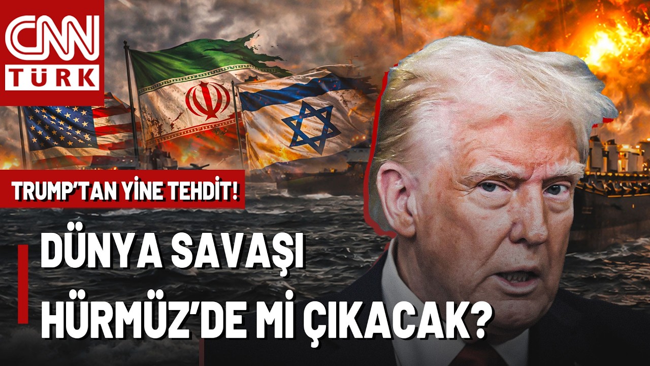 Kıyamet Hürmüz Boğazı İçin Mi Kopacak? Trump'tan Yine Tehdit: Yanımızda Olmayanı Unutmayız