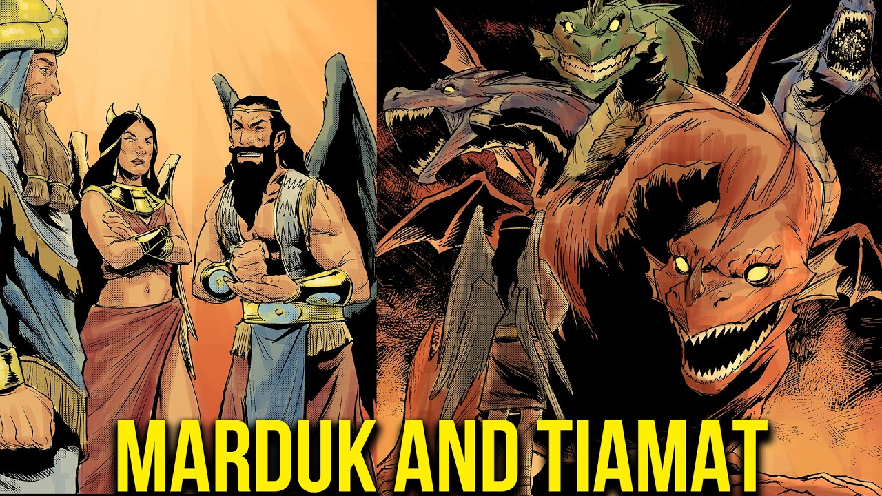 The Incredible Battle between Marduk and Tiamat - Sumerian Mythology