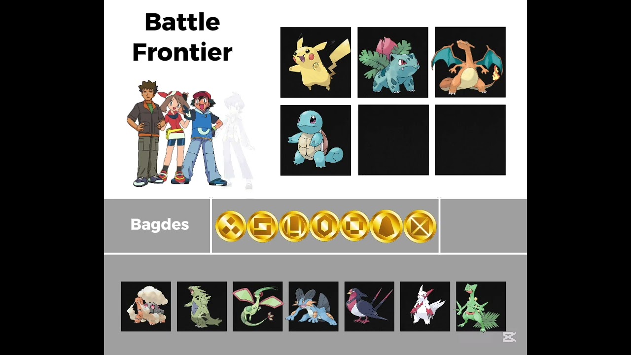 All of ash's pokemon in my rewrite (Kanto-Kalos)