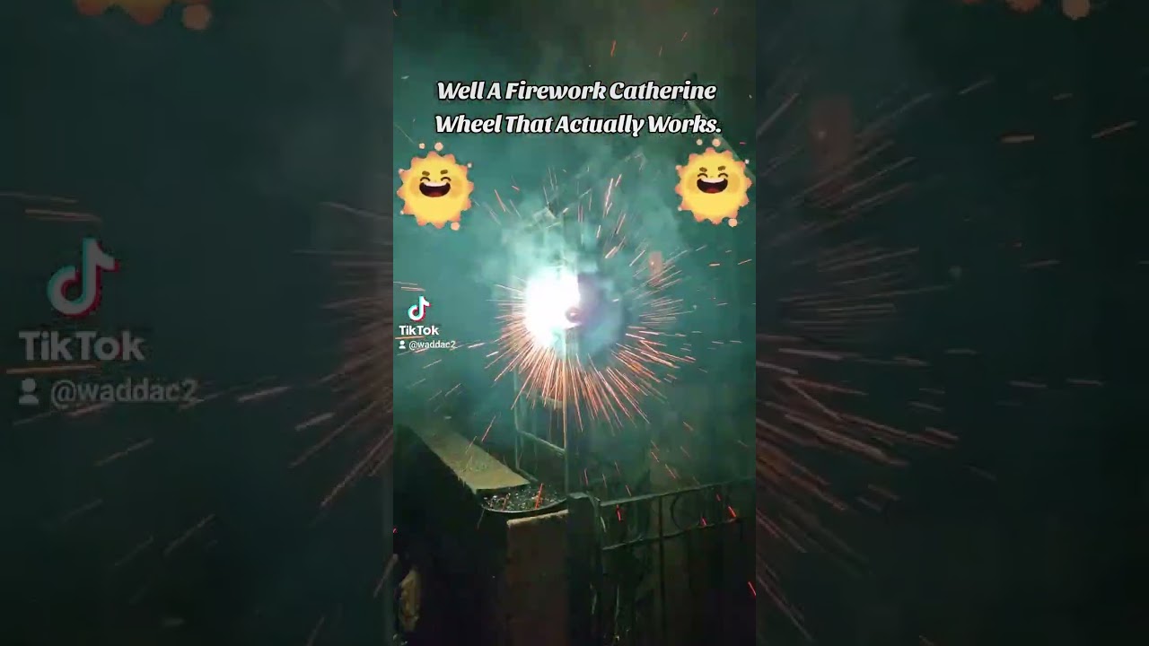 Firework Catherine Wheel That Actually Worked 😂🤣😂