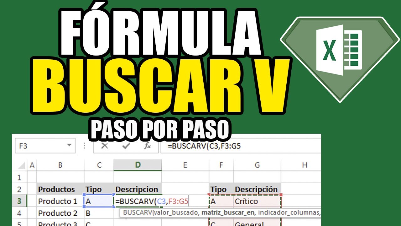 🔎 Como usar BUSCARV PASO POR PASO | Tutorial Completo | Cómo traer datos de una hoja de EXCEL a otra