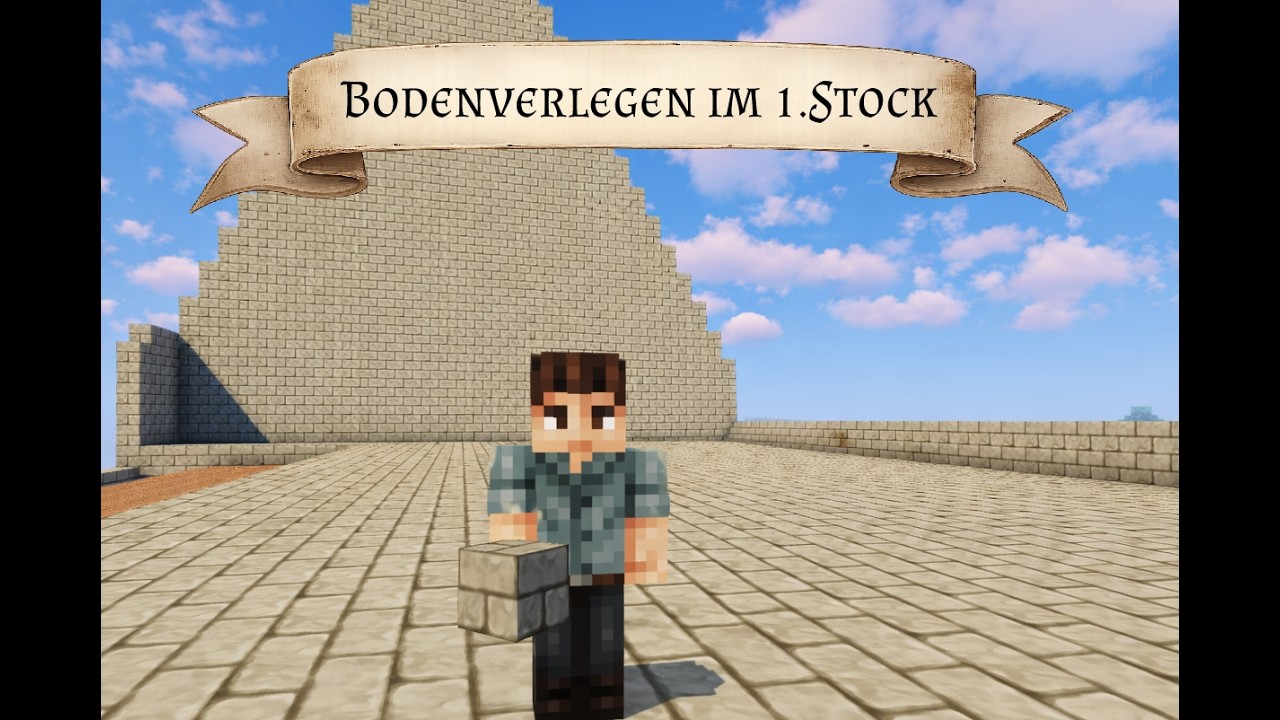 Minecraft OneBlock Castle - Boden vom ersten Stock wird weiter gelegt | Folge 125